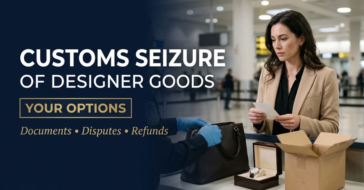 Custom Seizure Of Designer Goods: your Options